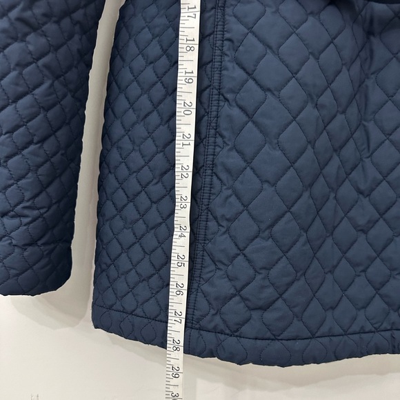 Land’s’ End Quilted Primaloft Parka in Blue Size Small - Picture 5 of 16